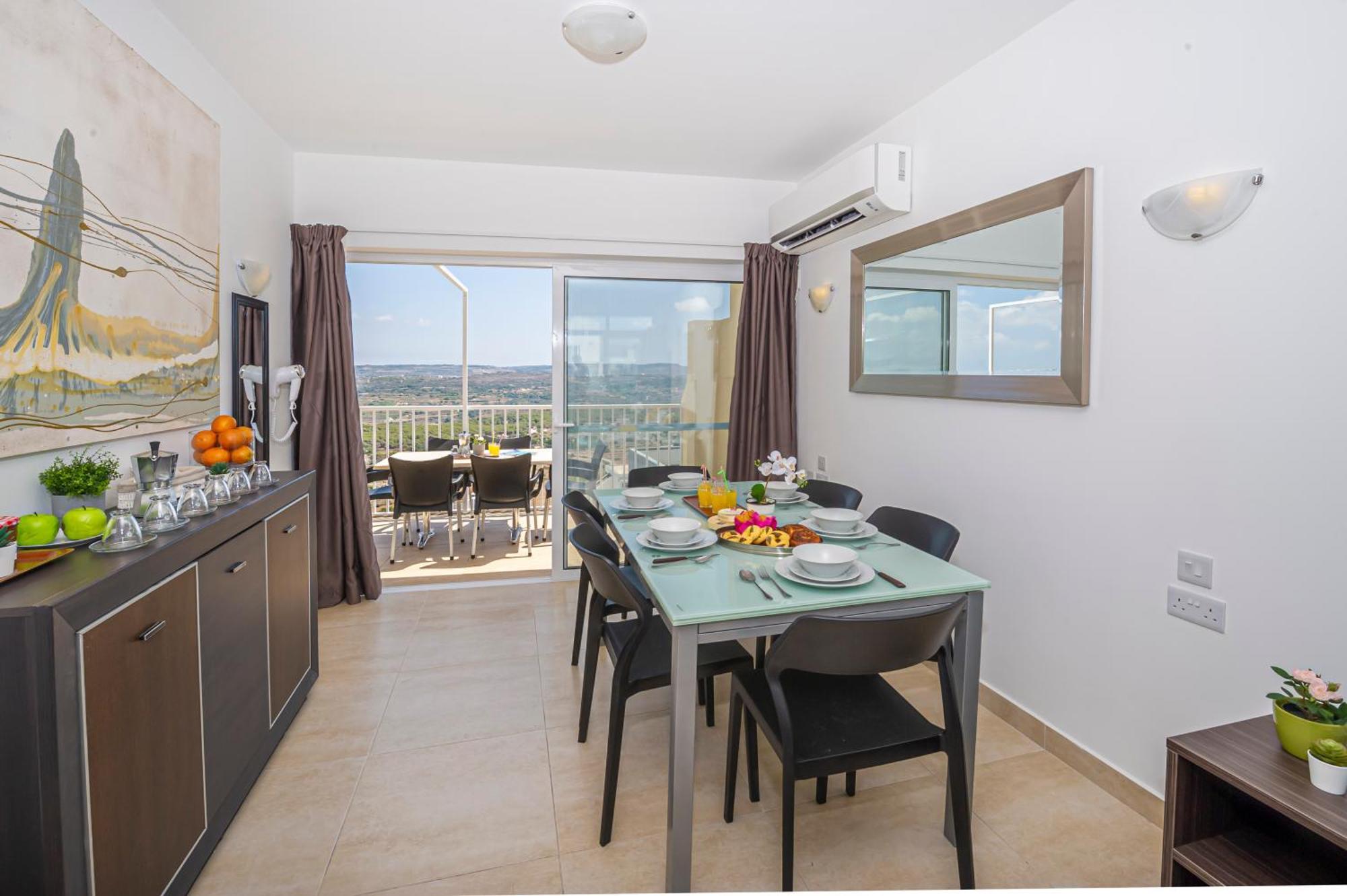 Summer Breeze Penthouse With Private Hot Tub & Terrace With Panoramic Views, By Getawaysmalta Mellieħa Dış mekan fotoğraf